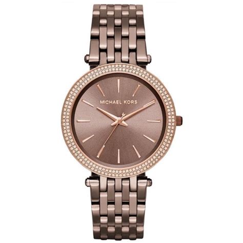 michael kors darci watch brown|michael kors darci watch 26mm.